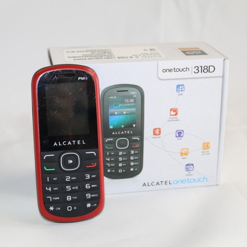 Alcatel one touch 318d red - touch,